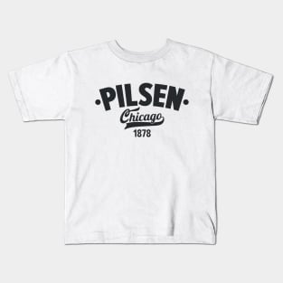 Pilsen Chicago Logo - Where Art Meets Neighborhood Kids T-Shirt